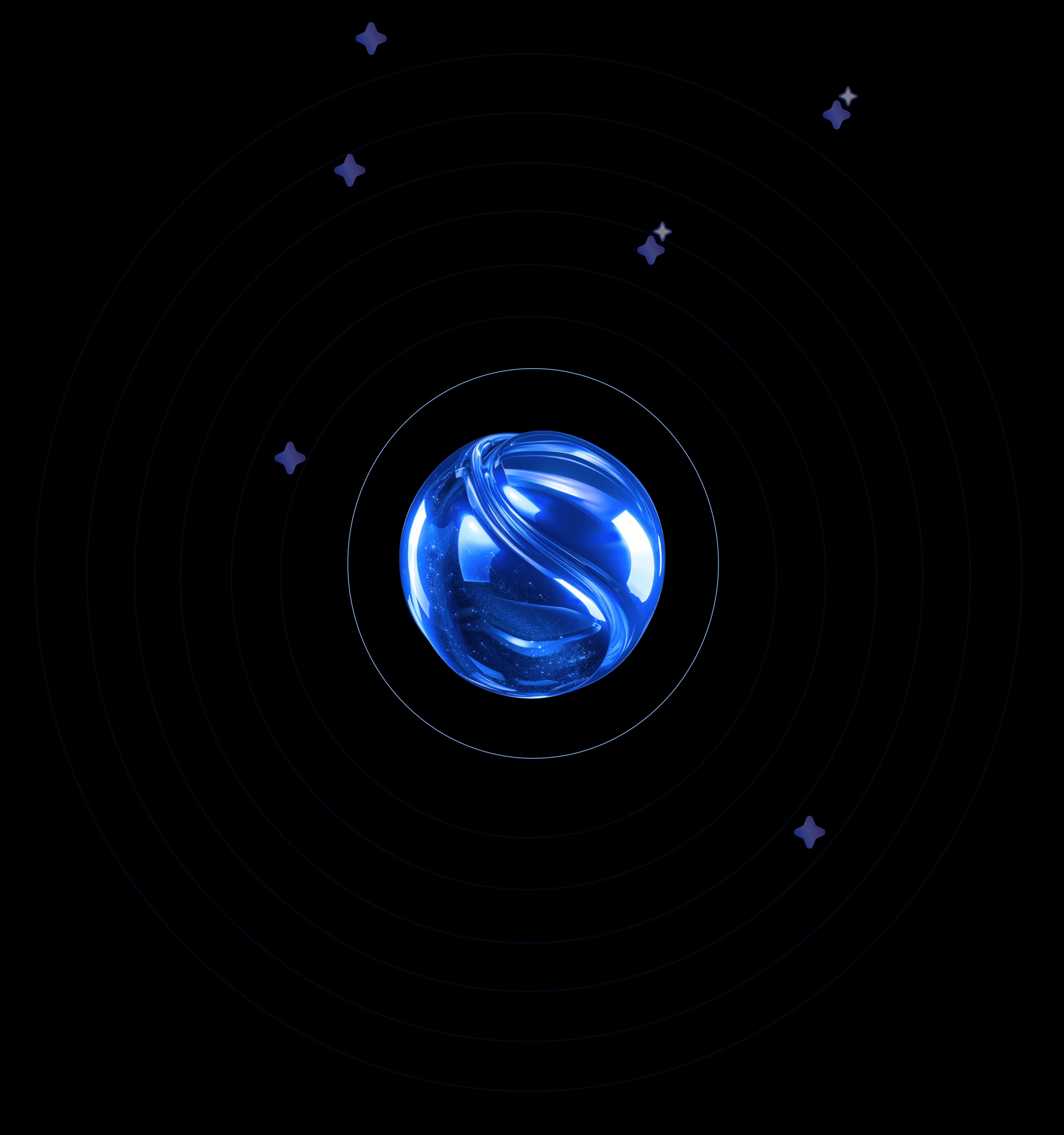 Globe and Rings